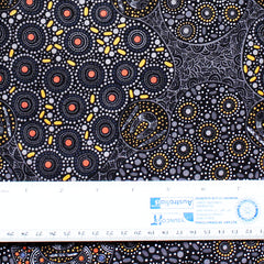 WOMEN COLLECTING WATER YELLOW by Aboriginal Artist CHRISTINE DOOLAN