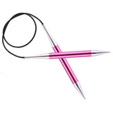 KnitPro ZING - FIXED CABLE CIRCULAR Knitting Needles - Choose Size