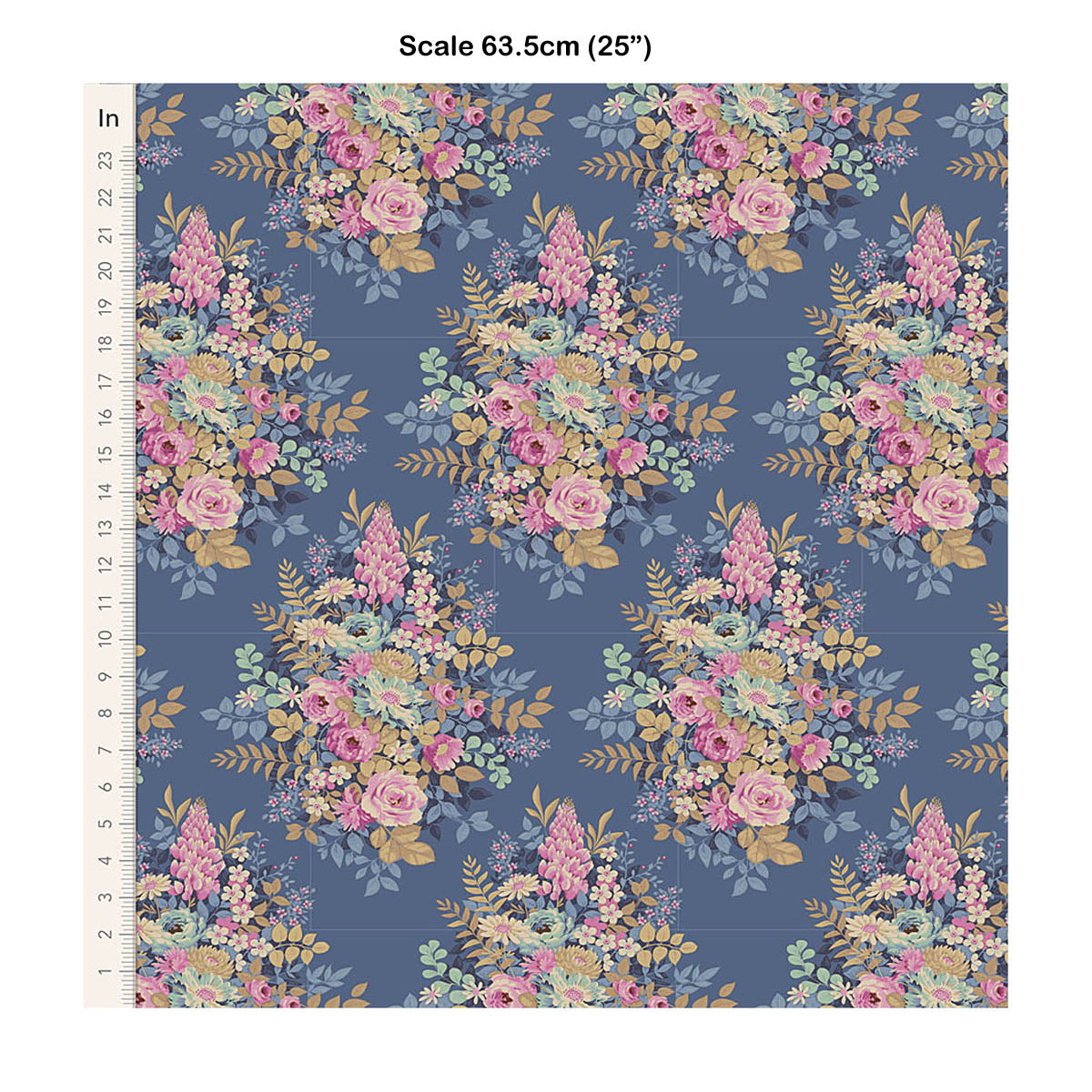 Tilda CHIC ESCAPE - Whimsy Flowers Blue - #100449