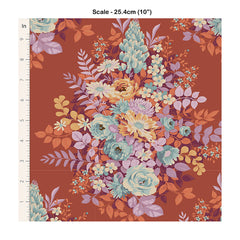 Tilda CHIC ESCAPE - Whimsy Flower Rust - #100458