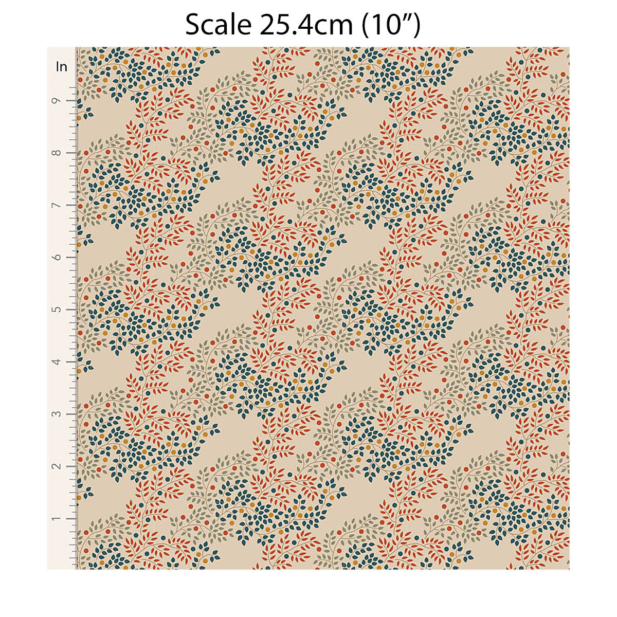 Tilda HOMETOWN - Berrytangle Rust - #100462