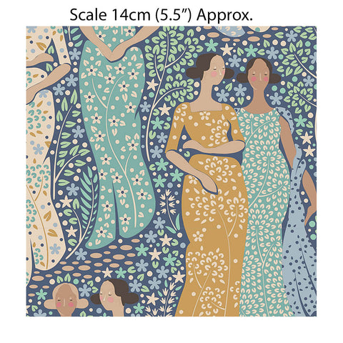 Tilda HOMETOWN - Friendly Gathering Blue- #100466