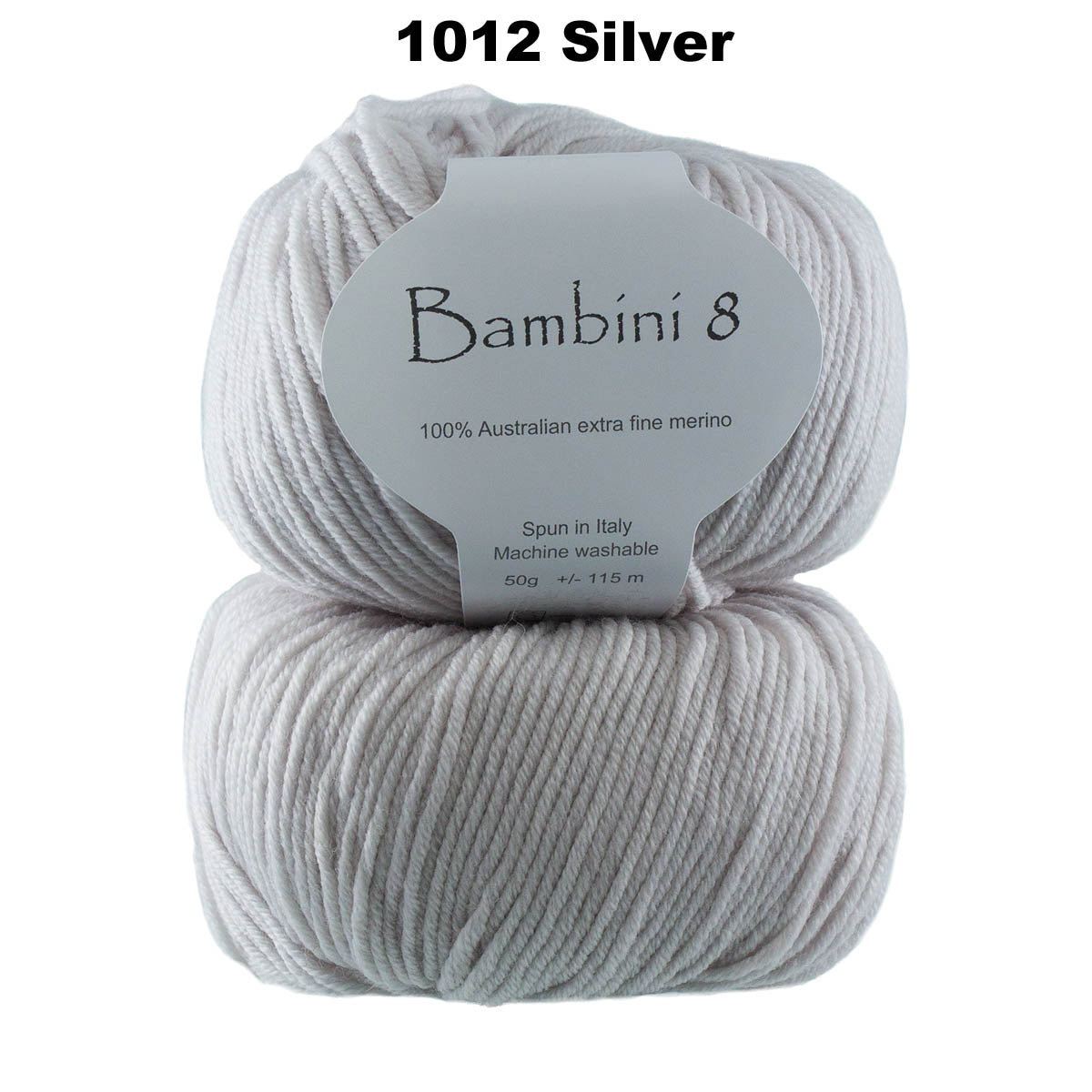 BAMBINI 8 - 8ply/DK/Lt Worsted 100% Australian Merino 50g/115m CHOOSE COLOUR