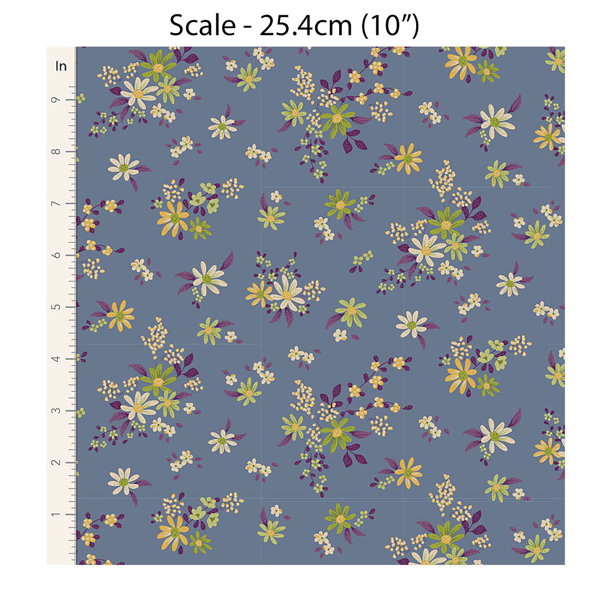 Tilda Chic Escape DAISYFIELD - Blue #110051