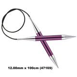 KnitPro ZING - FIXED CABLE CIRCULAR Knitting Needles - Choose Size