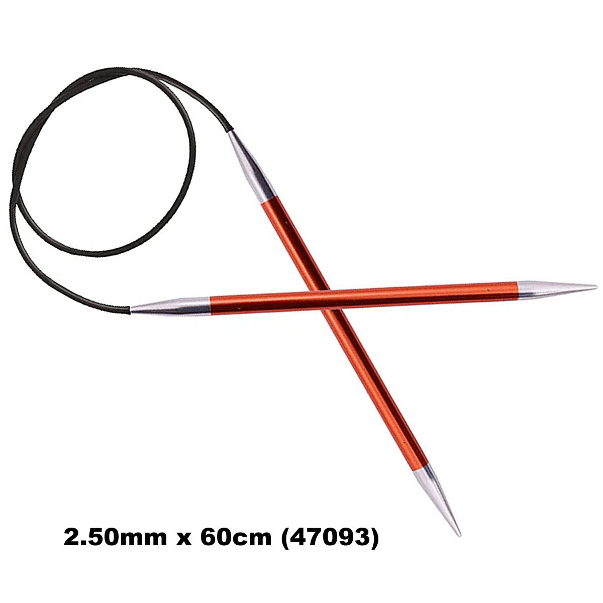 KnitPro ZING - FIXED CABLE CIRCULAR Knitting Needles - Choose Size