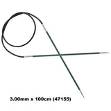 KnitPro ZING - FIXED CABLE CIRCULAR Knitting Needles - Choose Size