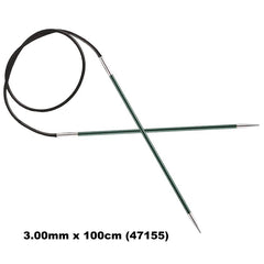 KnitPro ZING - FIXED CABLE CIRCULAR Knitting Needles - Choose Size