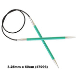 KnitPro ZING - FIXED CABLE CIRCULAR Knitting Needles - Choose Size