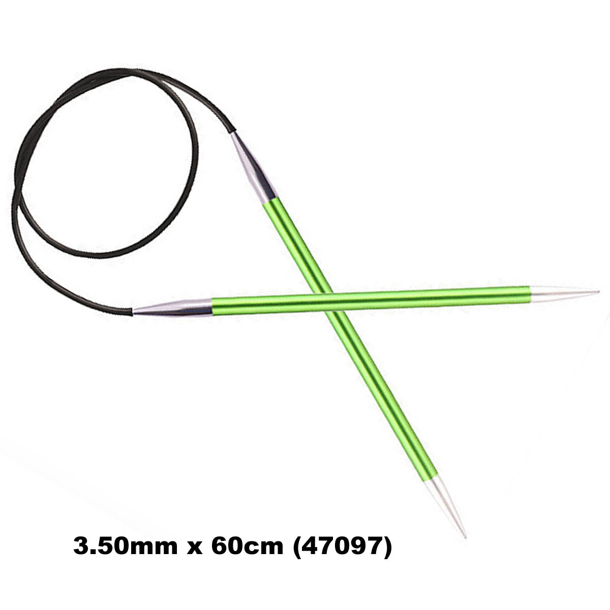 KnitPro ZING - FIXED CABLE CIRCULAR Knitting Needles - Choose Size