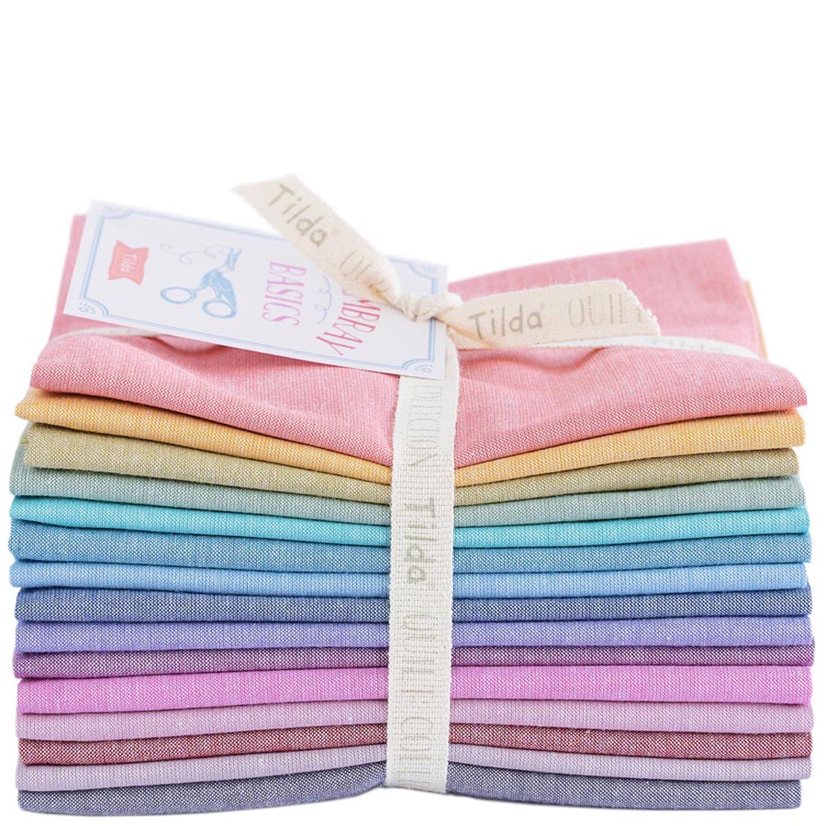 Tilda Chambray -  FAT QUARTER BUNDLE - 15 FQ's