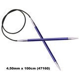 KnitPro ZING - FIXED CABLE CIRCULAR Knitting Needles - Choose Size