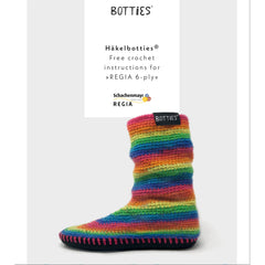 Botties SLIPPER SOLE & INSOLE SET including Choice of Patterns to Knit, Crochet or Sew)