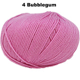 BAMBINI 4 -100% Australian Wool 4ply/Sport - 50g / 200m  CHOOSE COLOUR