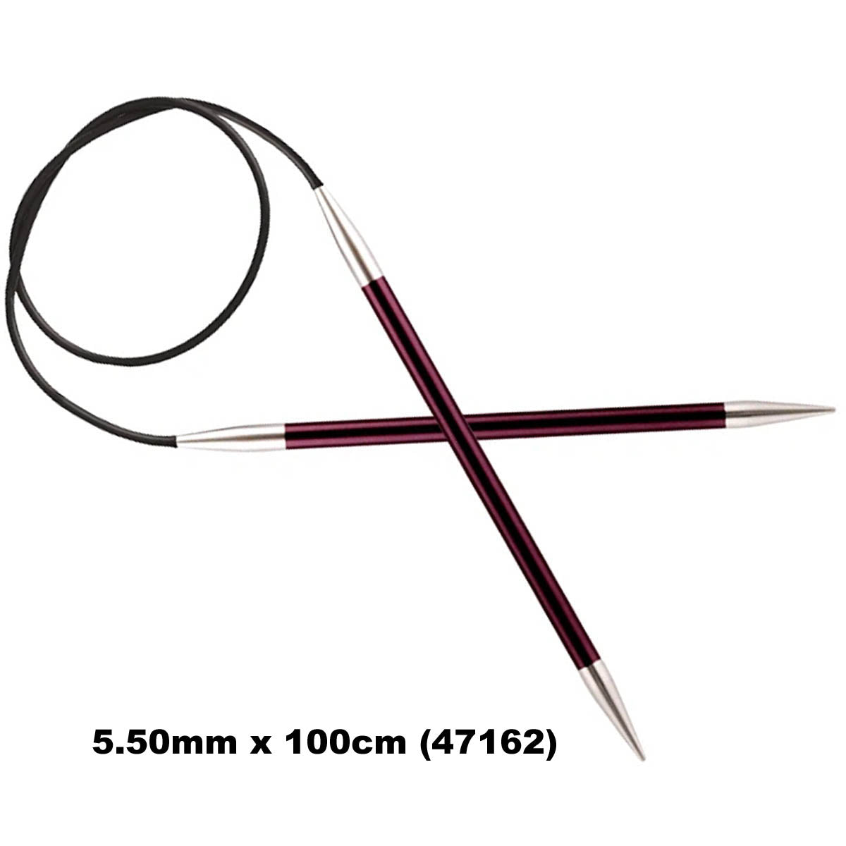 KnitPro ZING - FIXED CABLE CIRCULAR Knitting Needles - Choose Size