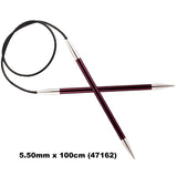 KnitPro ZING - FIXED CABLE CIRCULAR Knitting Needles - Choose Size