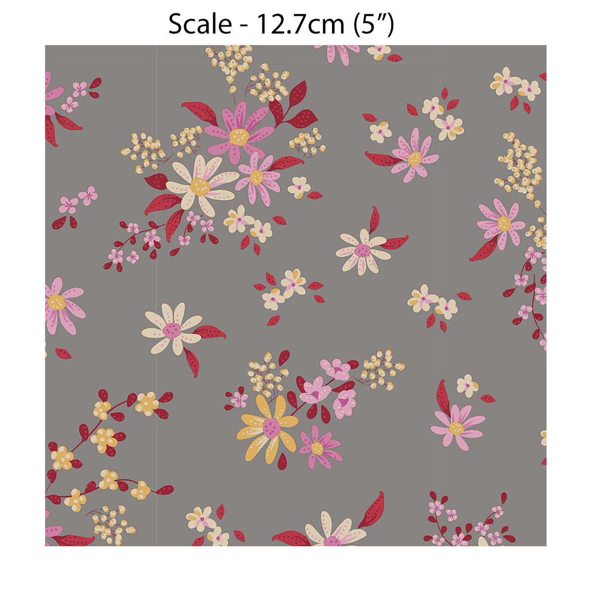 Tilda Chic Escape DAISYFIELD - Grey #110052