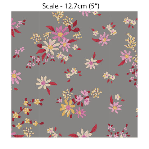 Tilda Chic Escape DAISYFIELD - Grey #110052