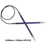 KnitPro ZING - FIXED CABLE CIRCULAR Knitting Needles - Choose Size