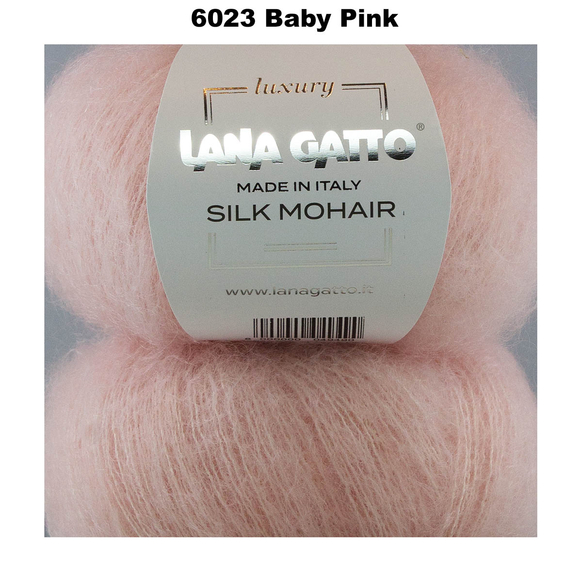 LANA GATTO - SILK MOHAIR -  75% Kid Mohair + 25% Silk - 2ply/Fingering - Ball 25g 212m/231yds  CHOOSE COLOUR