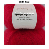 LANA GATTO - SILK MOHAIR -  75% Kid Mohair + 25% Silk - 2ply/Fingering - Ball 25g 212m/231yds  CHOOSE COLOUR