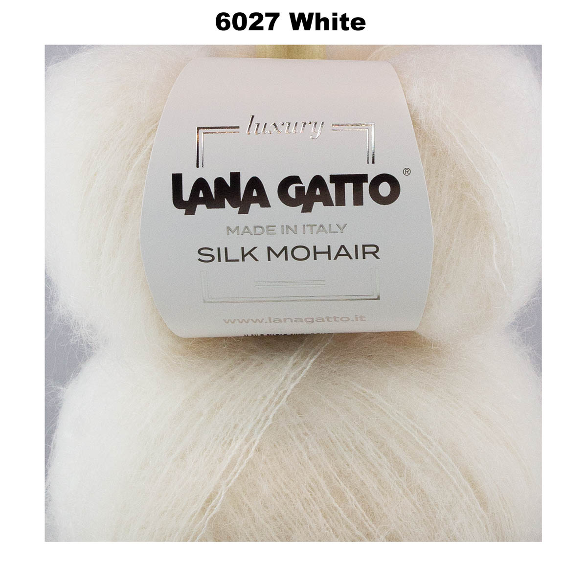 LANA GATTO - SILK MOHAIR -  75% Kid Mohair + 25% Silk - 2ply/Fingering - Ball 25g 212m/231yds  CHOOSE COLOUR