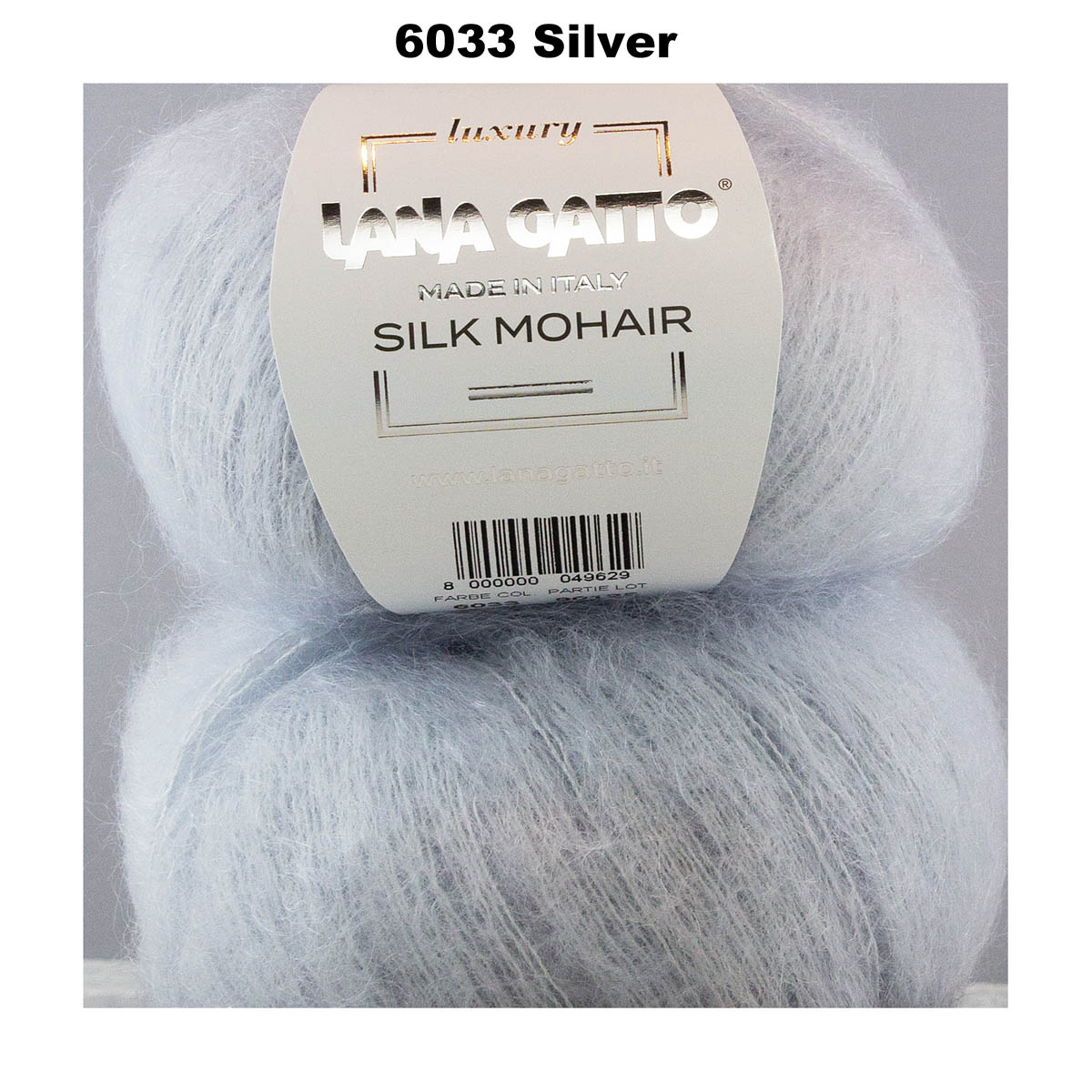 LANA GATTO - SILK MOHAIR -  75% Kid Mohair + 25% Silk - 2ply/Fingering - Ball 25g 212m/231yds  CHOOSE COLOUR