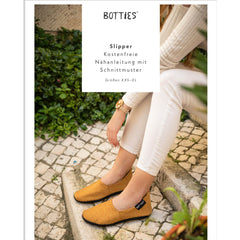 Botties SLIPPER SOLE & INSOLE SET including Choice of Patterns to Knit, Crochet or Sew)