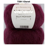 LANA GATTO - SILK MOHAIR -  75% Kid Mohair + 25% Silk - 2ply/Fingering - Ball 25g 212m/231yds  CHOOSE COLOUR