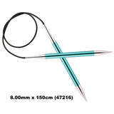 KnitPro ZING - FIXED CABLE CIRCULAR Knitting Needles - Choose Size