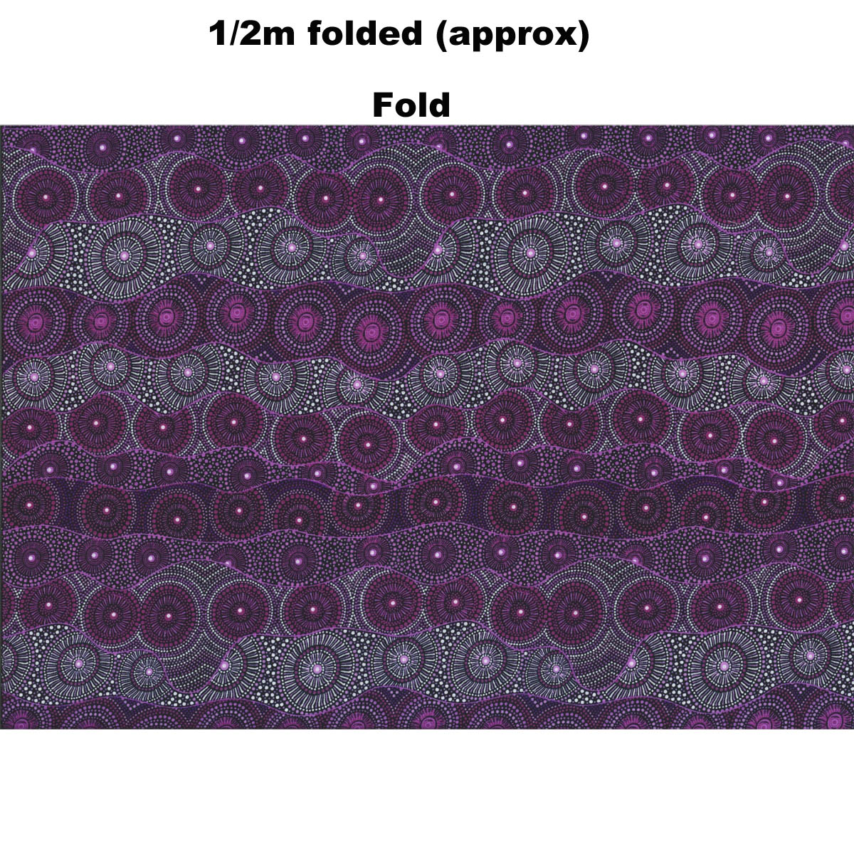 ALPARA SEED PURPLE by Aboriginal Artist Rosie Bird