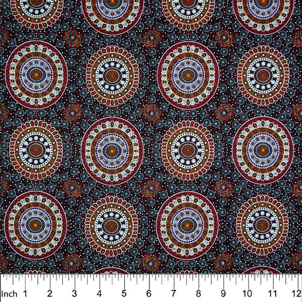 ALURA SEED DREAMING RED by Aboriginal Artist Karen Bird