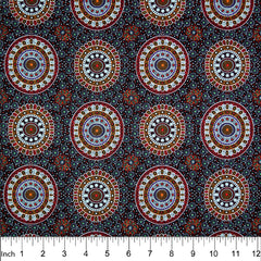 ALURA SEED DREAMING RED by Aboriginal Artist Karen Bird