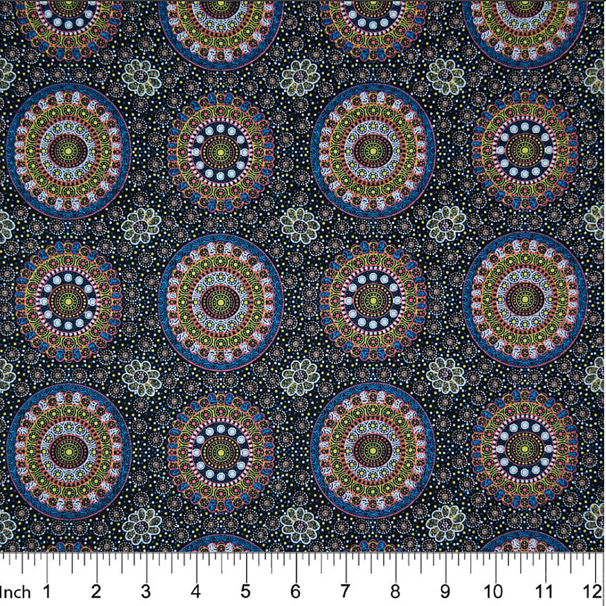 ALURA SEED DREAMING YELLOW by Aboriginal Artist Karen Bird