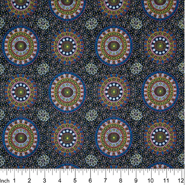 ALURA SEED DREAMING YELLOW by Aboriginal Artist Karen Bird