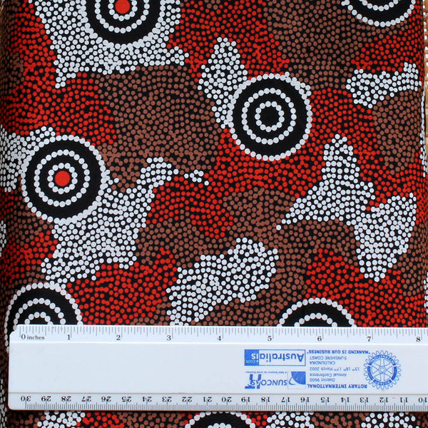 AMICITIA BLACK by Aboriginal Artist AUDREY MARTIN NAPANANGKA