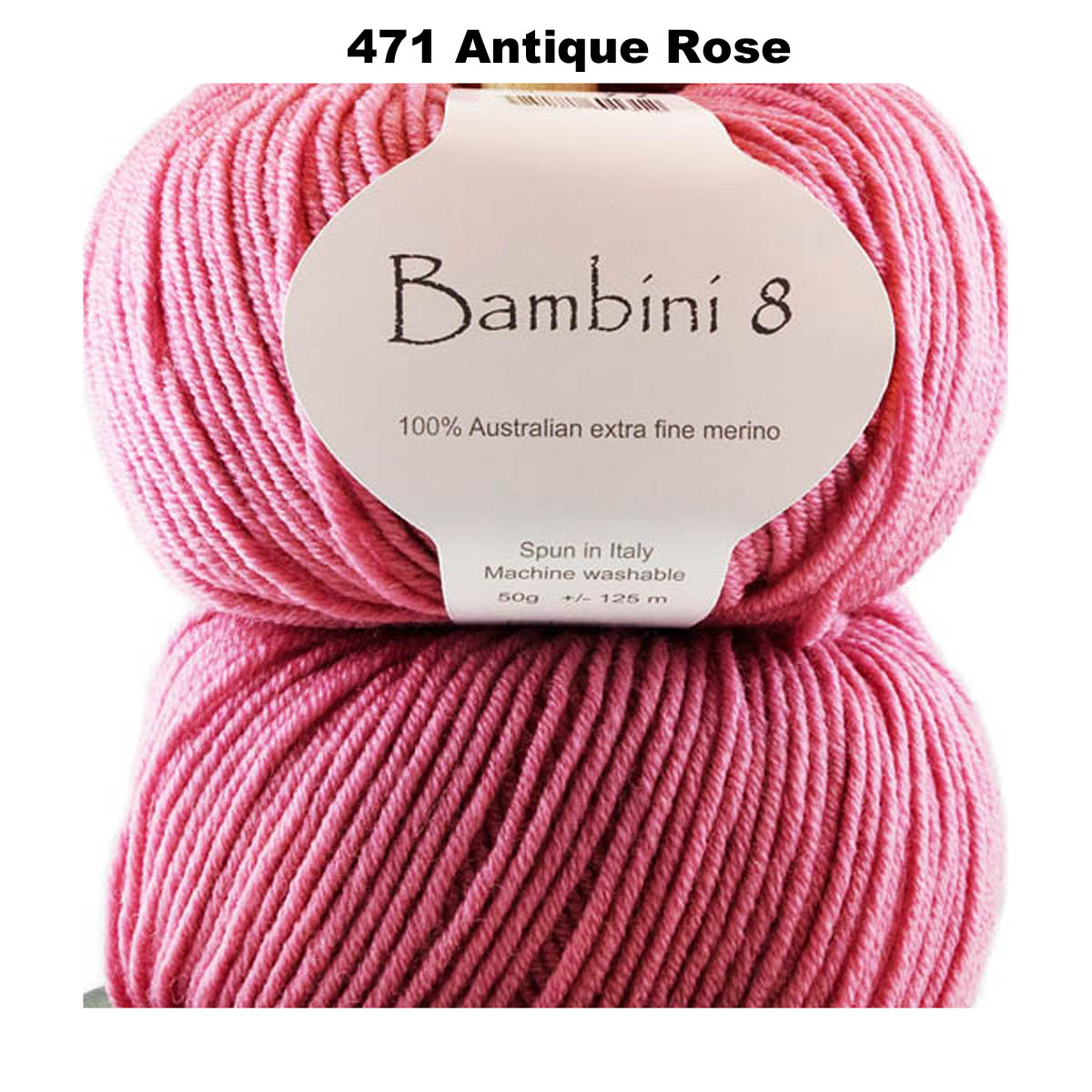 BAMBINI 8 - 8ply/DK/Lt Worsted 100% Australian Merino 50g/115m CHOOSE COLOUR
