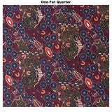 AROUND WATERHOLE RED by Aboriginal Artist NAMBOOKA