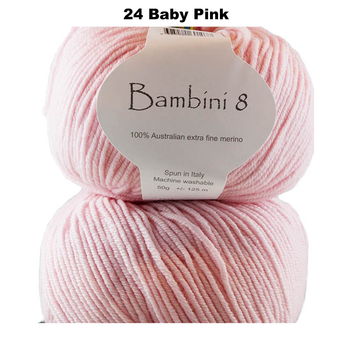 BAMBINI 8 - 8ply/DK/Lt Worsted 100% Australian Merino 50g/115m CHOOSE COLOUR