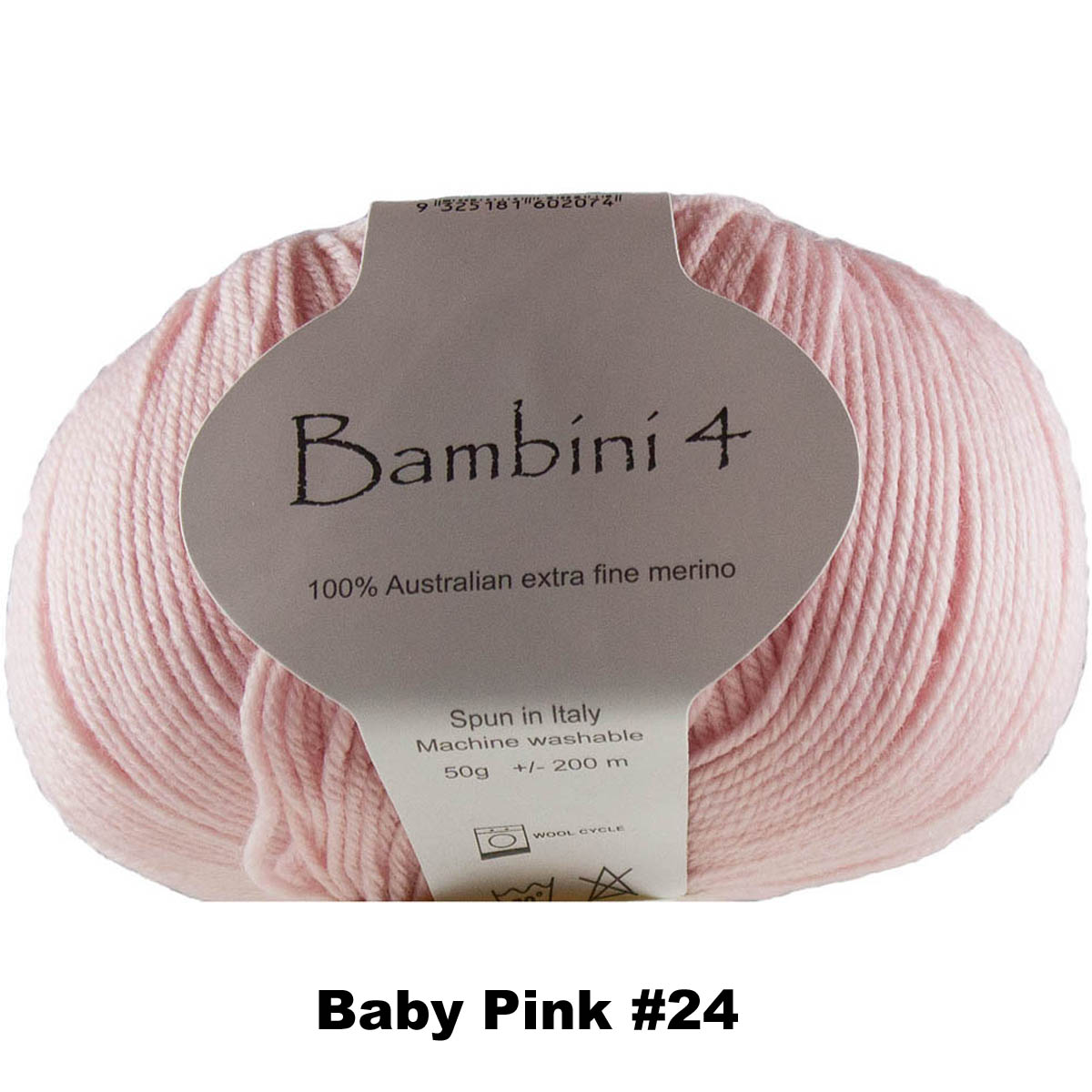 BAMBINI 4 -100% Australian Wool 4ply/Sport - 50g / 200m  CHOOSE COLOUR