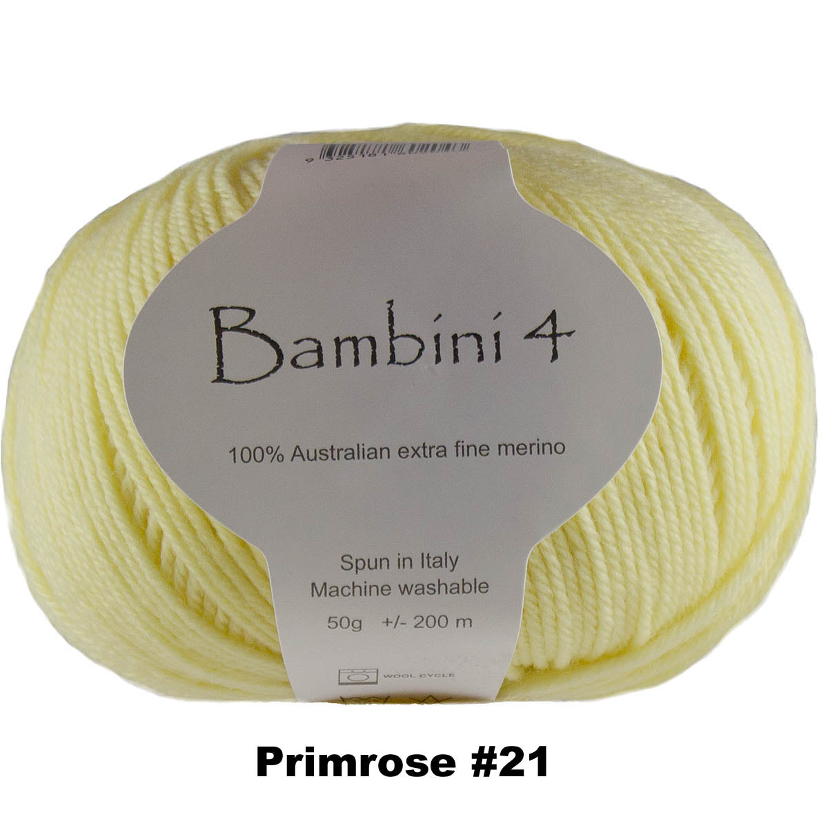 BAMBINI 4 -100% Australian Wool 4ply/Sport - 50g / 200m  CHOOSE COLOUR