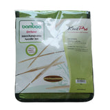 KnitPro - BAMBOO DELUXE - Interchangeable Knitting Needles - Deluxe Set 14K Gold Plate Connectors