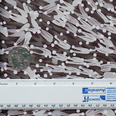 BANANA LEAVES GREY by Aboriginal Artist DONNA ABBOTT