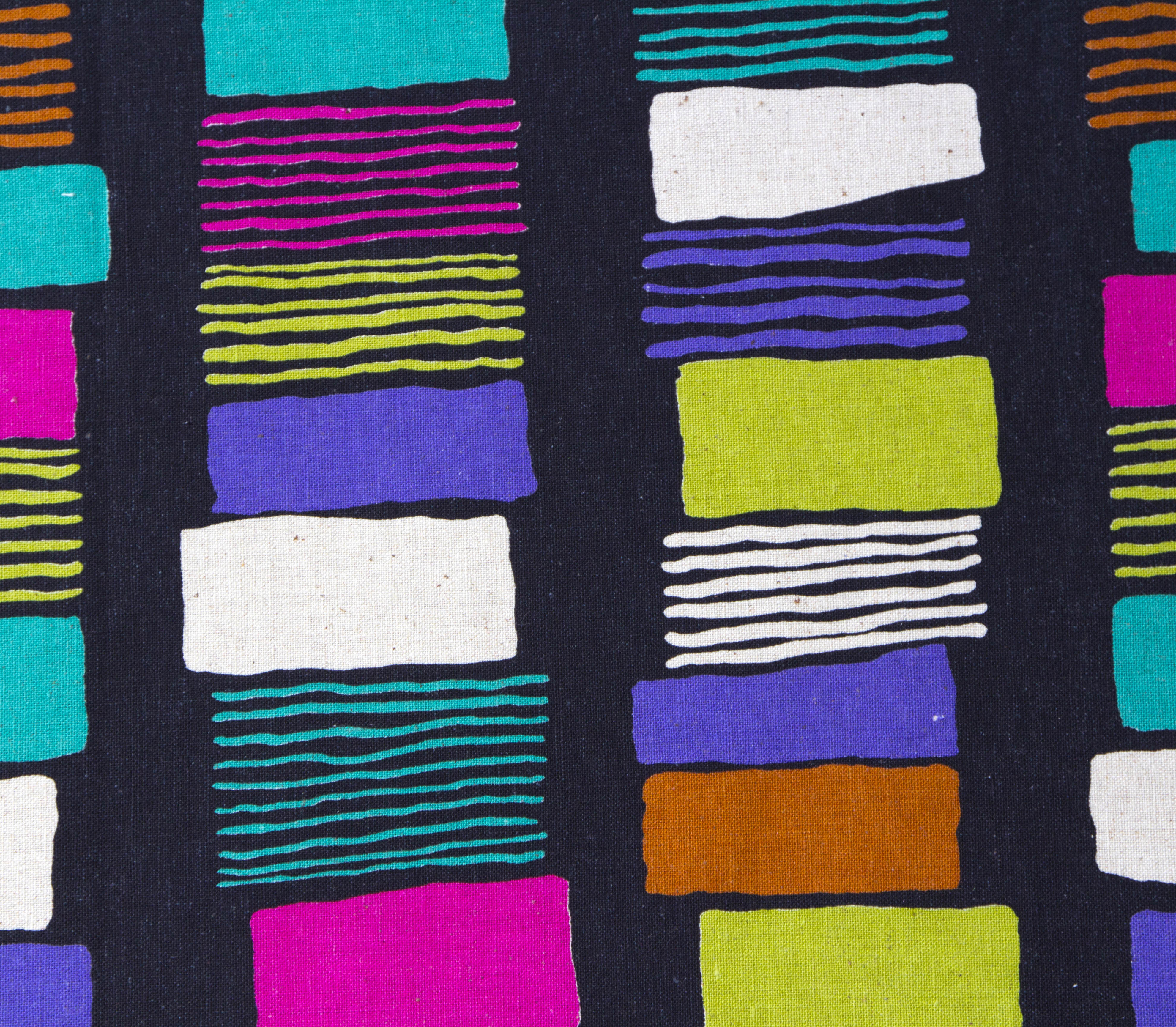 NU/ BINTE - Traditional Japanese Print - 55% Linen 45% Cotton