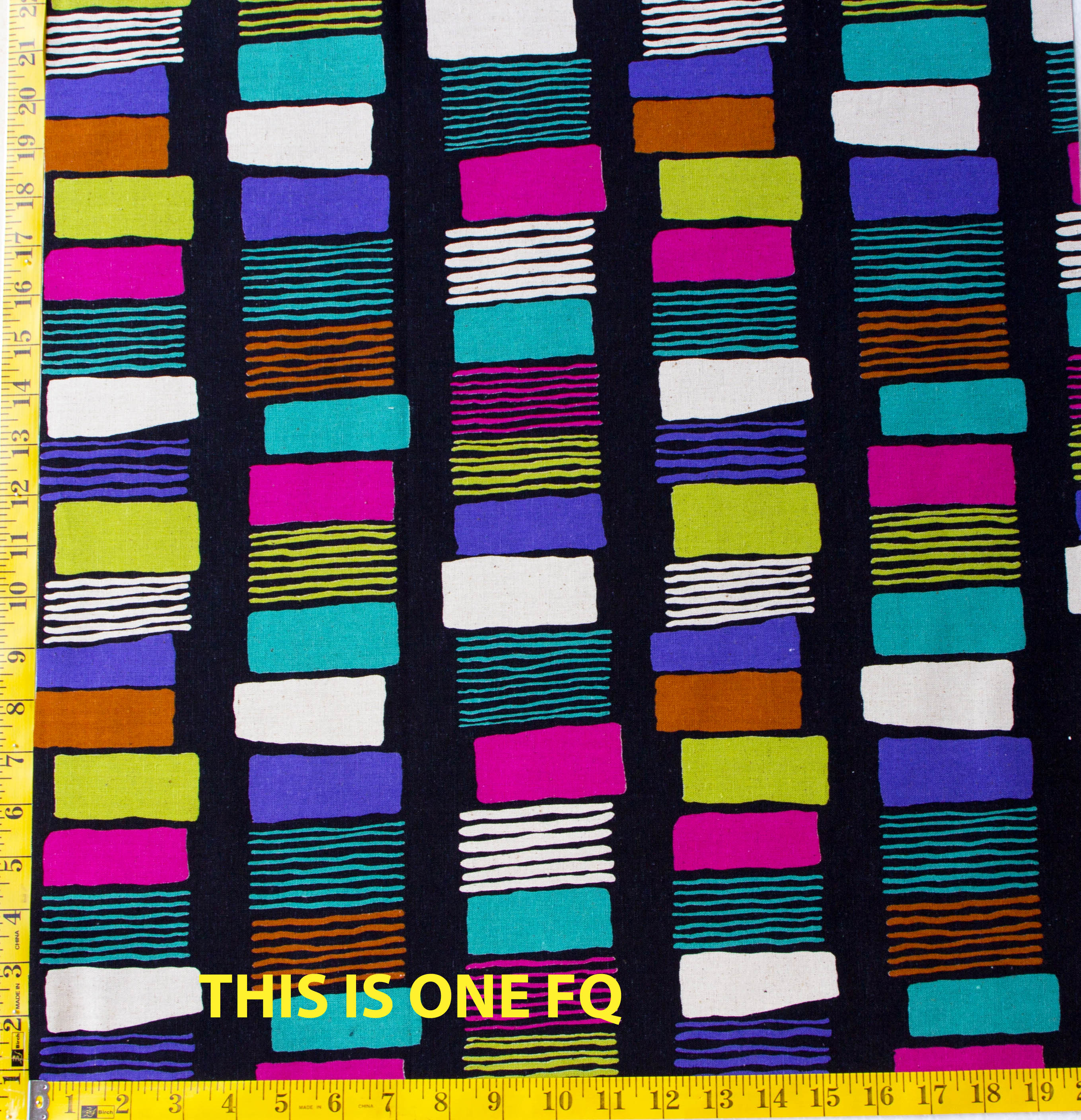 NU/ BINTE - Traditional Japanese Print - 55% Linen 45% Cotton