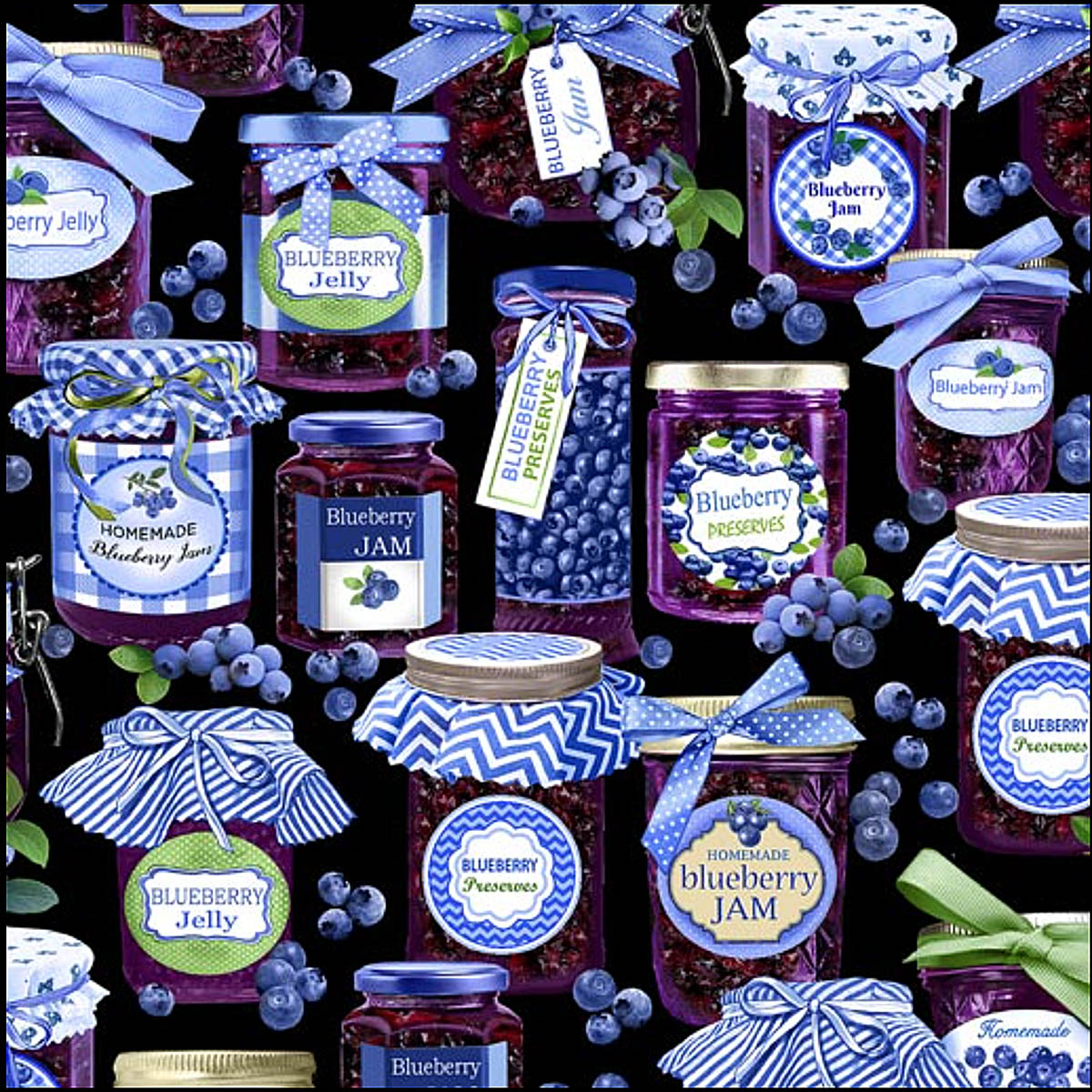 BLUEBERRY JAM - Blueberry Hill Collection by Bernatex