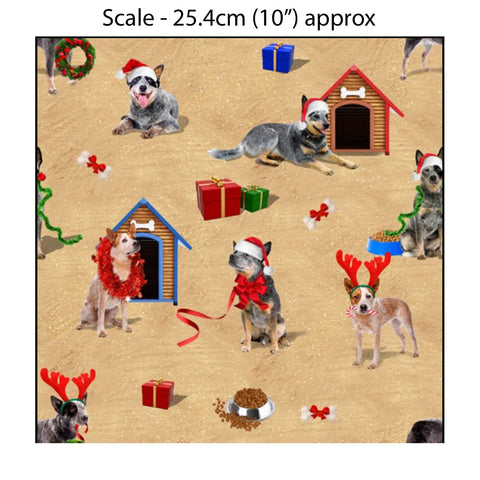 KK/ The Night Before Christmas - BLUE HEELERS - Australian Rural Themed