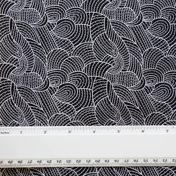 BODY PAINTING 2 BLACK by Aboriginal Artist Anna Pitjara