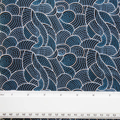 BODY PAINTING 2 BLUE by Aboriginal Artist Anna Pitjara