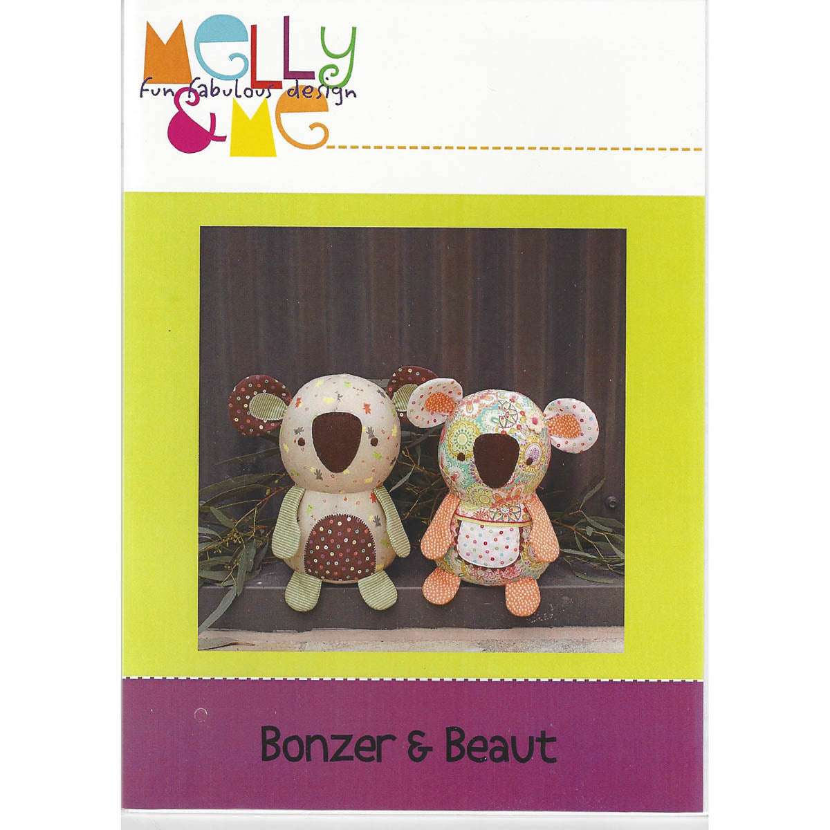 BONZER & BEAUT - Pattern - by Australian Designer Melanie McNeice